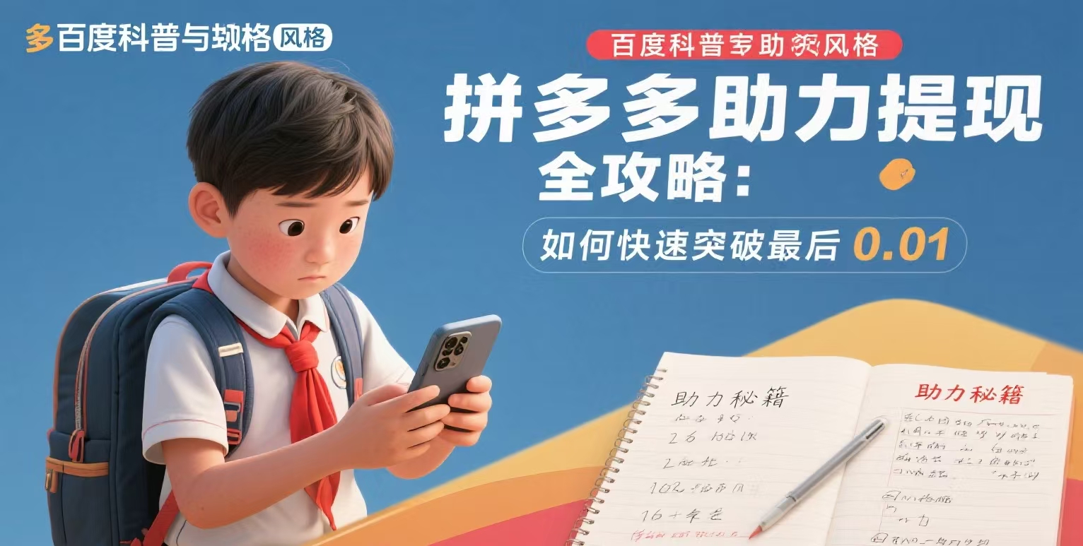 🎭 论一个社恐如何在拼多多助力中“演技爆发”？