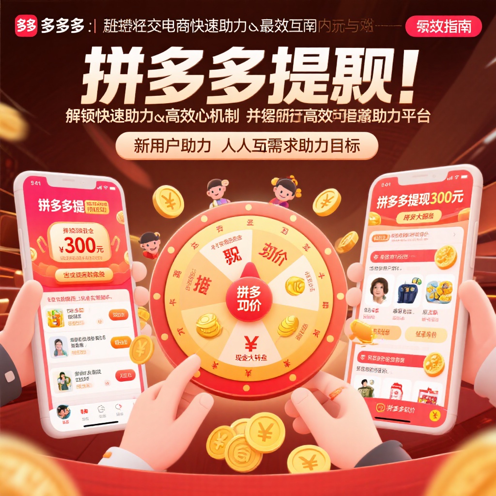 拼多多提现终极指南解锁高效互助秘诀